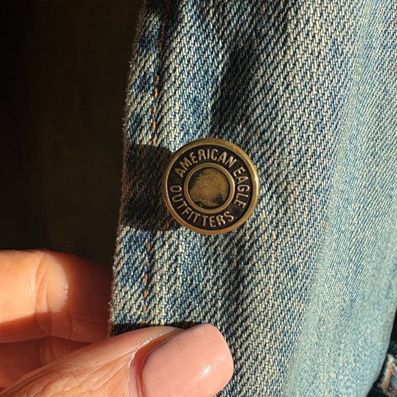 American Eagle Outfitters Blue Denim Jacket - Picture 6 of 10